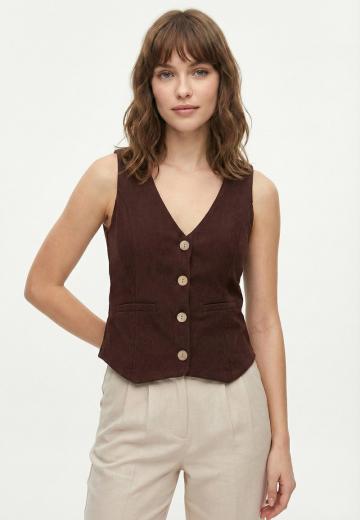 Джинсовая жилетка