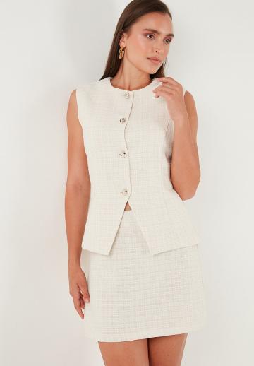 Джинсовая жилетка