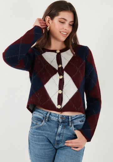 Жаккардовая кофта