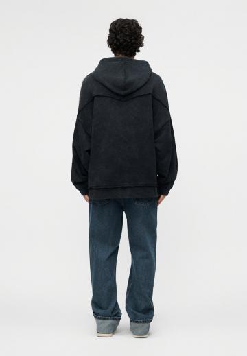 Пуловер с капюшоном