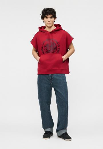 Пуловер с капюшоном