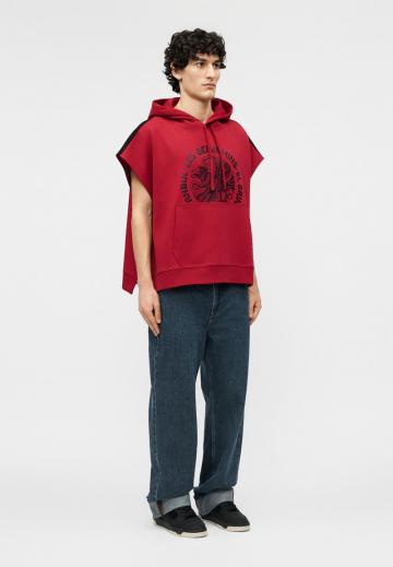 Пуловер с капюшоном