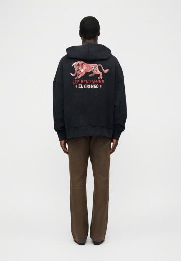 Пуловер с капюшоном