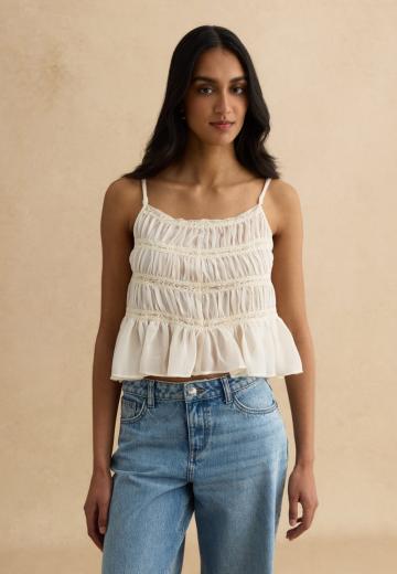 Топ на бретельках