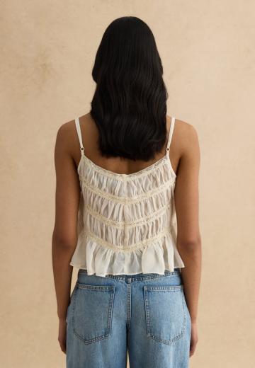 Топ на бретельках