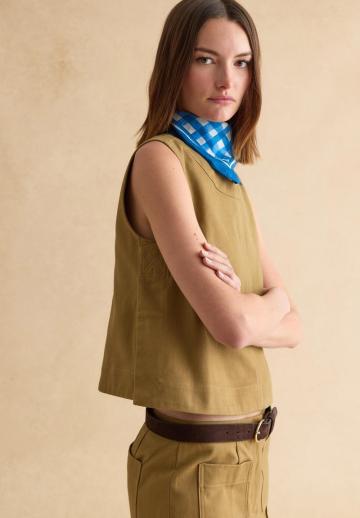 Джинсовая блузка