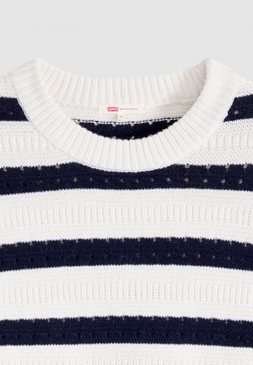 Пуловер в полоску