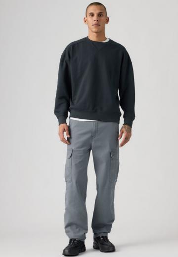 Брюки с накладными карманами