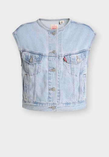 Джинсовая жилетка