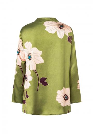 Атласная блузка