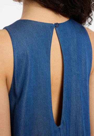 Джинсовое платье