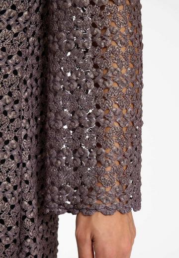 Вязаное платье