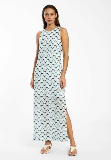 Вязаное платье