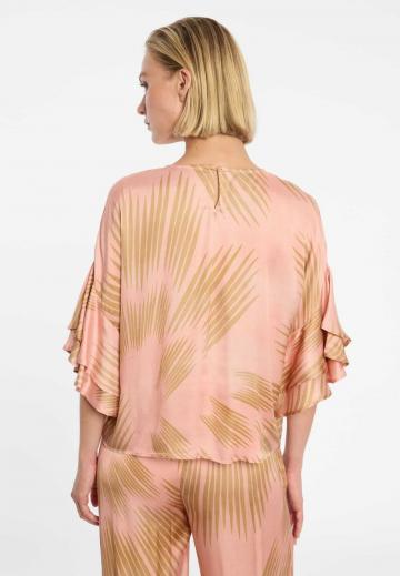 Атласная блузка