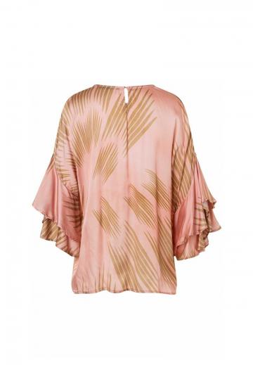 Атласная блузка