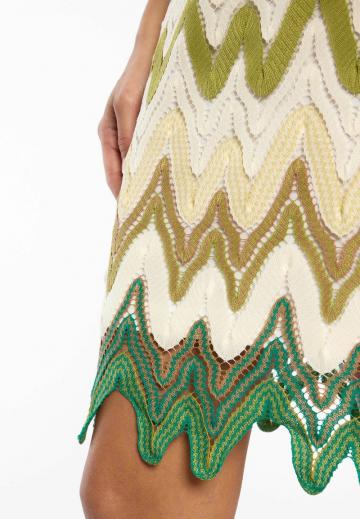 Вязаное платье