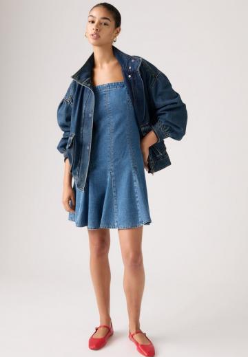 Джинсовый комбинезон