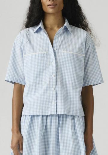 Джинсовая блузка