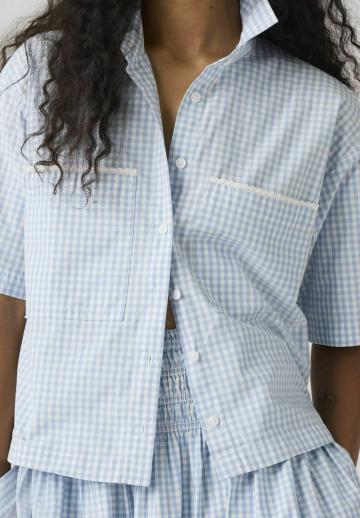 Джинсовая блузка