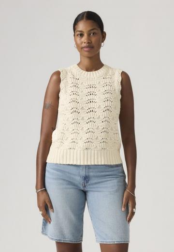 Пуловер без рукавов