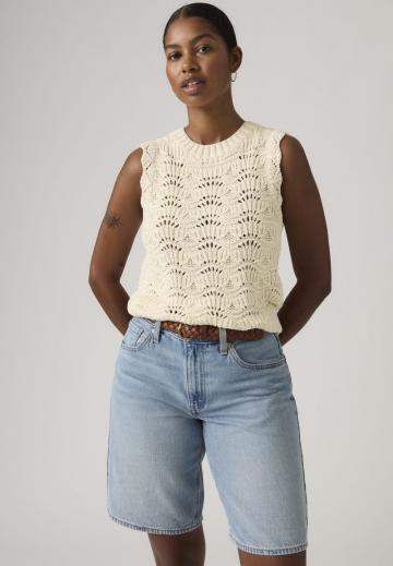 Пуловер без рукавов