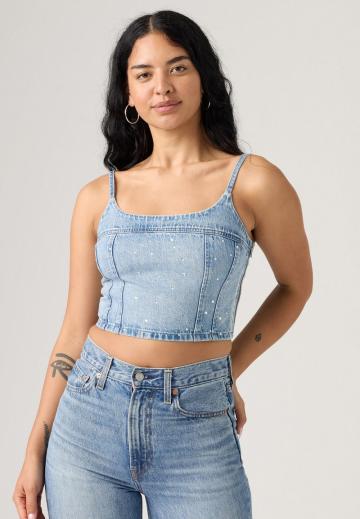 Джинсовый комбинезон