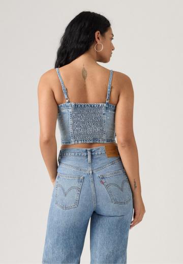 Джинсовый комбинезон
