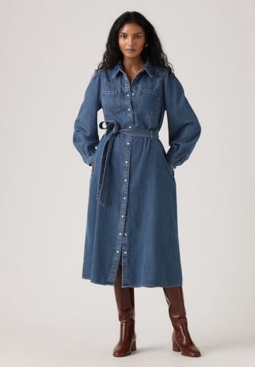 Джинсовое платье