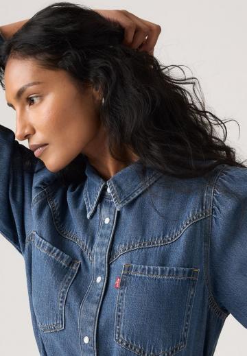 Джинсовое платье