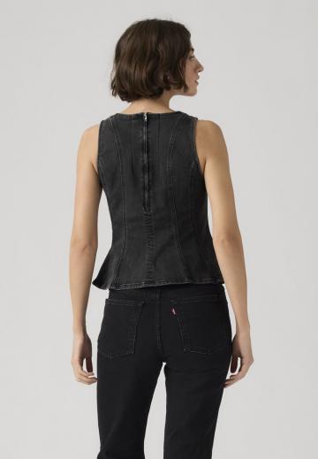 Джинсовая жилетка