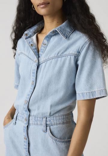 Джинсовый комбинезон