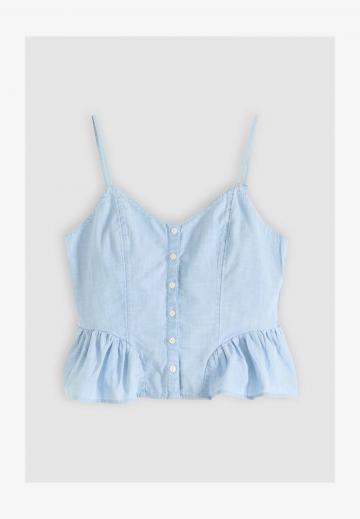 Топ на бретельках