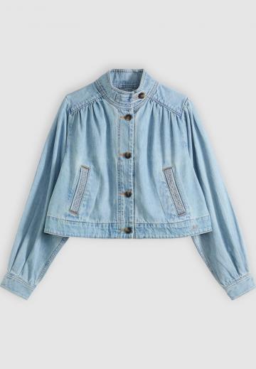 Джинсовая жилетка