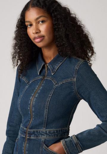 Джинсовое платье