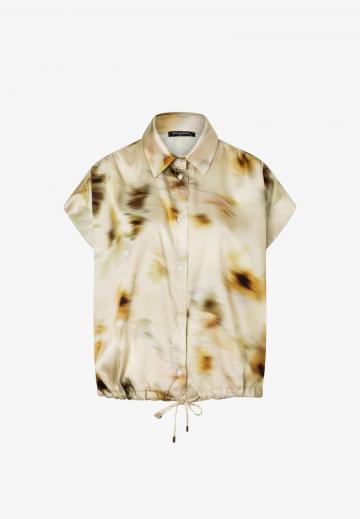 Атласная блузка