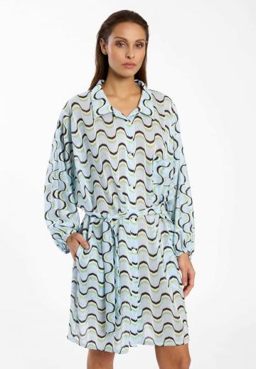 Вязаное платье