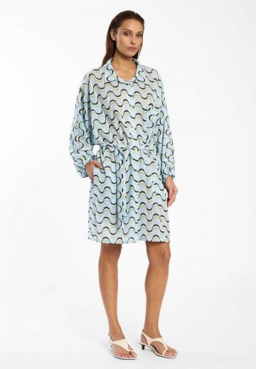 Вязаное платье