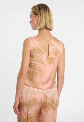 Блузка без рукавов