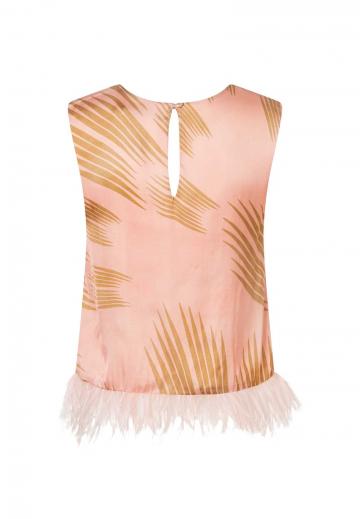 Блузка без рукавов