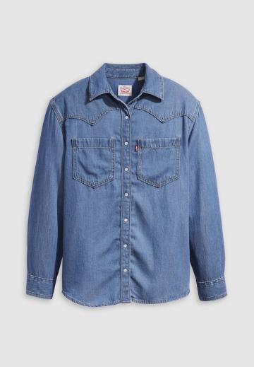 Джинсовая блузка