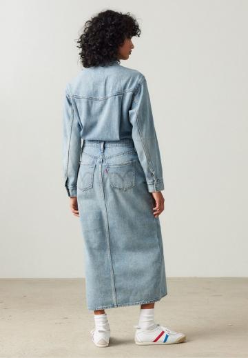 Джинсовое платье