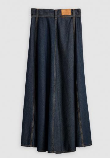 Юбка с накладными карманами