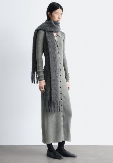 Вязаное платье