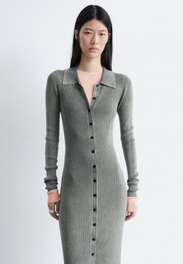 Вязаное платье