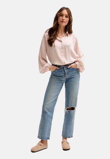 Атласная блузка