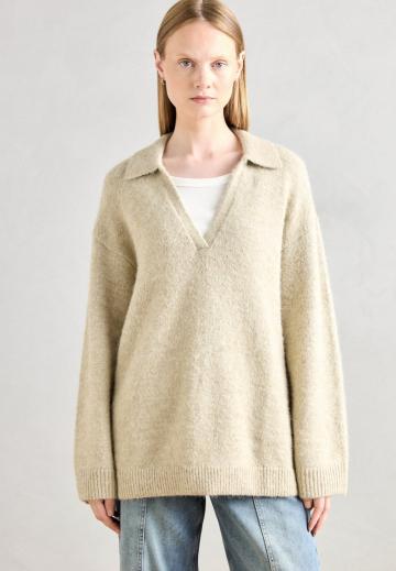 Длинный пуловер