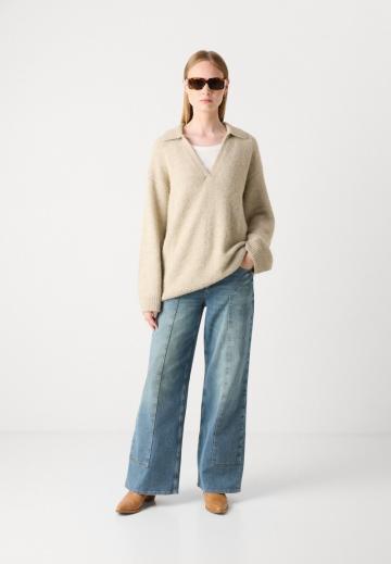 Длинный пуловер