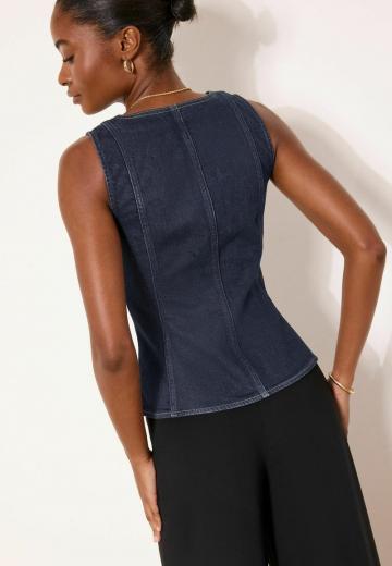 Джинсовый комбинезон