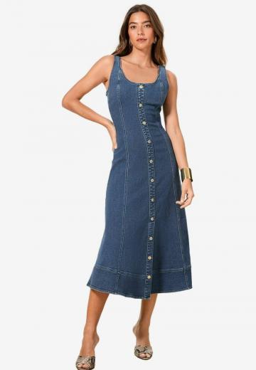 Джинсовый комбинезон