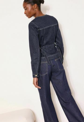 Джинсовая жилетка